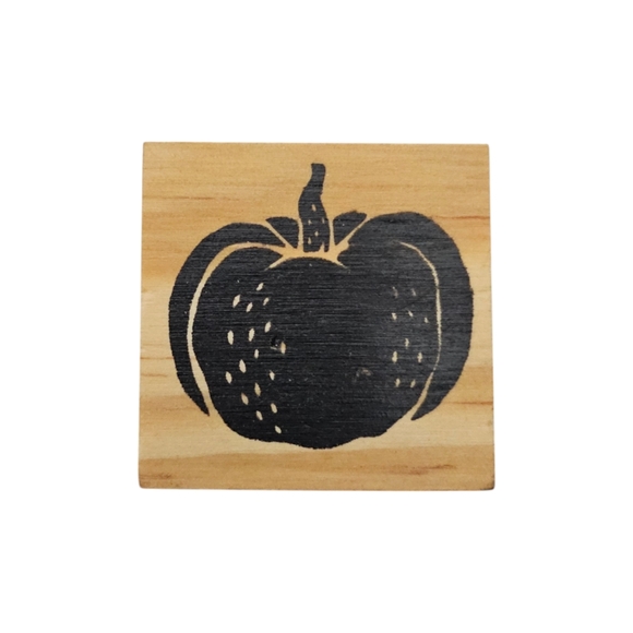 Pumpkin Rubber Stamp - Picture 1 of 3